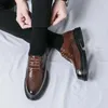 Casual Shoes Zapatillas Hombre Gentleman Brogues Oxford Spring Suit For Men Classic Men's Business Wedding Leather