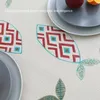 Tischtuch Tischdecke wasserdichte ölfeste waschbare Ins Wind Haushalt rechteckige Esskaffee PVC Flagge