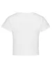 Kvinnors T-skjortor Kvinnor T-shirt Crew Neck Short Sleeve Bowknot Slim Fit Summer Tops Streetwear för Casual Daily Daily