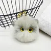 Plush Cat Keychain Cartoon Doll Toy Pendant Keyring For Women Girls Bag Ornament Car Key Chain 240416