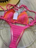 Damskie stroje kąpielowe 2024 szydełko ręcznie robione bikini zestawy seksowne brazylijskie kostium kąpielowy boho plażowy dla kobiet strój wakacyjny
