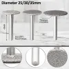 Slippers Shdiatool 1set Disques de coupe en diamant avec tige de 6 mm (25 mm + 30 mm + 35 mm) Blade de scie en diamant pour couper le broyage de roue de gravure