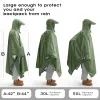 Gear 3 In 1 Outdoor Military Waterproof Raincoat Rain Coat Men Raincoat Women Awning From The Rain Motorcycle Rain Poncho Picnic Mat