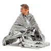 Rayseeda Folding Emergency Blanket 210cm/130cm Silver/Gold Emergency Survival Rescue Shelter Outdoor Camping Keep Warm Blankets