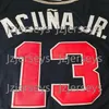 2024 City Connect Baseball Jerseys Austin Riley Ronald Acuna Jr. Ozzie Albies Matt Olson Sean Murphy Eddie Rosario Brave Max Fried Marcell Ozuna