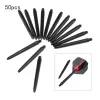 Darts Black 50pcs/Lotto alberi di dardo in nylon 2BA 48mm Filetto a vite di plastica steli a biella di freccette per le freccette per la vite 2BA standard Fila vite