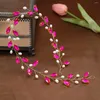 Headpieces Handmade Crystal Headbands For Women Bride Pearls Wedding Hairband Hair Accessories Jewelry Hairbands