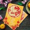 Enveloppe-cadeau 30 PCS 2024 Année de Dragon Red Packet Enveloppes chinois Mariage Luck Luck Money Sac Style Paper Festival