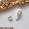 10pcslot 3D Drop Love Oval Alloy Nail Art Zircon Pearl Crystal Metal Manicure DIY Nails Accesorios Supplies Decorations Charms 240426