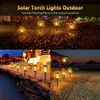 12Led Solar Flame Light OutdoorwaterProof 12leds Torches Landschap Lamp voor Outdoor Courtyard Garden Yardhalloween Decorations 240411