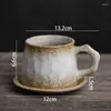 Muggar retro keramiska ugn byter glasyr dekorativ kontor kaffekopp eftermiddag te bordsskiva mjölk koppar kreativa heminredning