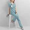 1 stc broek ziekenhuis uniform dames scrubs leverancier medicijn patroon merk arts ontwerper Dental Clinic Beauty Spa 240410