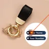 Key Chain Lady Men Gravure Beschikbaar Number Plaat Key Chain Hanger Paar Autoketen Personaliseerde sleutelhanger Custom Keychain 240426