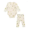 Kleidung Sets Baby Boys Kleidung Frühling Herbst Langarmer Anzug Säugling Solid Colothing Set süße Outfits Girl Pyjama