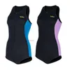 Sucws de maillot de bain pour femmes 2 mm en néoprène à saut en combinaison de maillot de bain sans manches