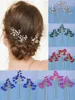 Headpieces Women Pearl Hair Ornaments Handmade Simple Pins Clip Stick Bridal Headpiece Wedding Accessories Three Piece Set