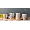 Mokken keramische gitaar drum saxofoongreep Cup Coffee Cup Curamic Music Cup Beverage Cup Childrens Travel Cup J240428