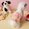 Hemden Haustier Geburtstag Coat Designer Hemden für kleine Hunde Yorkie Chihuahua Shih Tzu maltesische Teddy Luxus süße Welpenkleidung zum Geburtstag