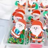 FESTIMENTO DE FESTA Decoração do Bolo Papai Noel Glutinous Wafer Rice Papel Cupcake Topper Birthday Christmas Baking Decorating Merry