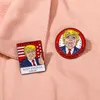 Brump Spettaio Trump Duck Brivoni in lega di metallo USA Flags rendono l'America Great Again Pin Badge