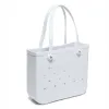 Designer Waterproof PVC Basket Bogg Beach Bag Girl Women's Shopping Luxury Handbag Travel Stora Totes Väskor ihåliga plastpochette