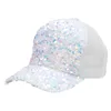 Ball Caps Travel Rassemblement Sequins Full Chapeau Outdoor Sports Mesh Baseball Femme Ajustement Ajuster la taille de la tête Cycling