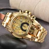 2024 Royal Gold Pop Watch Esportes ao ar livre Relógio completo Full Feal