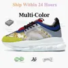 Designer Men Women Shoes Rubber Suede Triple Black White Bluette Gold Red Brown Orange Blue Mens Casual Trainers Platform Shoe Outdoors sneakers 36-45