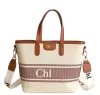 Designer White Shoulder Bag Tote Canvas crossbody Luxury Designer Tote Bridal Bag Sling Bag Round Bucket