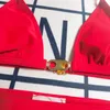 AAA Bikini Bikini en deux pièces pour femmes avec alphabet entrelacé du maillot de bain pour le maillot de bain féminin de maillot de bain pour femmes