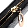 Första lager Cowhide Women's Wallet Long Handbag Wholesale Guangzhou Factory Direct Sale äkta läder Kvinnor Plånbok en bit Drop Shippi