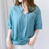 Frauen Polos 2024 Plus Size Tops Bluse Shirt xxxxl 5xl Spitze Hollow Casual Women Summer Ladies Fashion Clothing Frau Frau