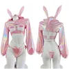 Homeanimelaser Rabbit Girl Rollspel Japanese Idol Group Machine Rabbit Uniform Kläderroll Spela underkläder Halloween 240425