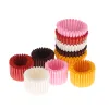 Vormen 1000 stks/lot mini chocoladepapier voeringen bakken muffin cake cupcake cases vaste kleur 2x2 cm groothandel
