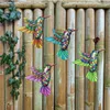 Decorazioni da giardino Iron Art Hummingbird hardware artigianato a sospensione in metallo muro arte decorazione decorazione da giardino decorazioni per la casa arte arte cinghia stabilimento fattoria