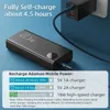 Mobiele telefoon Power Banks Baseus Power Bank 10000mah 22,5 W PD Fast Laying PowerBank draagbare externe batterij geschikt voor iPhone 14 12 13 Pro Samsung Huawei J240428