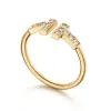 Дизайнерский кольцо 18 тыс. Золотое серебряное кольцо бриллиантовые кольца для женщин роскошные кольца
