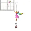 Figurines décoratives éoliennes pendentif tube en aluminium tube métallique Balcone mignon coloré petit ange extérieur pour jardin