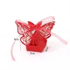 2050pcs Boîtes-cadeaux Laser Hollow Butterfly Box Box Candy Chocolate Party Favors pour les décorations de mariage d'anniversaire invités Box 240426
