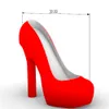 groothandel reclame rode gigantische opblaasbare schoenen met hoge hakken voor nachtclub dames feestdecoratie
