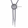 Bow Ties Vintage American Bolo Tie Rodeos Cowboy Leathers Collier occidental Collier Costume ACCESSOIRES POUR LES MEN FEMMES DUSHINGS