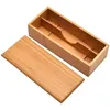 Kitchen Storage Chopstick Holder Spoon Box Bamboo Drawers Fork Container Utensil Organizer