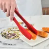 Ustensiles Kitchen Silicone non glisse alimentaire Clip de nourriture Buffet Steak Pain Barbecue Tongs Spatule Sandwich Baking Clamps Cooking Ustensiles For Home