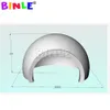 Promotional Canopy Inflatable Dome With Led Lights White Igloo Wedding Pub Stage Tent For Trade Show