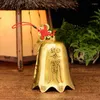 Decorative Figurines Feng Shui Buddhism Copper Bell Religious Wind Buddha Home Hanging Decoration Blessing For Luck Chime Car Decor Crafts