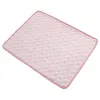 Summer Dog Cooling Mat Pet Ice Pads Cat Breattable Filt Washable Soffa Bed Car Seat Cushion 240424