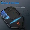 Pickleball Paddles Racket approvati USAPA Honeycomb Core 4 palline Coperchio portatile Raccquet Kit Gift Kit da regalo per sacchetti esterno 240411