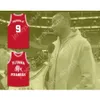 カスタムAndre Iguodala 9 Tijuana Piranhas White Basketball Jersey Mexican Expansion Teac