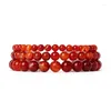 Strand Salanja lisa AGATES Bracelets para mulheres Minchas de pedra natural Jóias de Reiki de energia listrada de melancia listrada