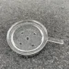 Smoke Shop New Glass Charcoal Holder Tobacco Cover for Glass Hookah Smoking Hookah Bowl Head Narguile Nargile Glass Tray Bong